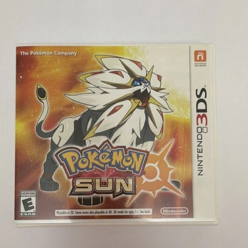 New ListingPokémon Sun Nintendo 3DS 2016 RPG with Case, Cartridge, Inserts *tested*