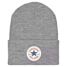 Image of Converse Winter Double Ply All Star Beanie Snug Feel Heather Grey