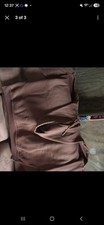 Women s Brown Full Zip Hooded Hoodie Sweatshirt w/ Pockets, Solid, L