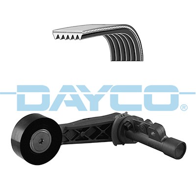 1X Dayco KPV284 Keilrippenriemensatz FüR CitroëN Opel Vauxhall Peugeot Ds-image