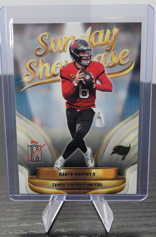 2025 Topps Signature Class Baker Mayfield Sunday Showcase