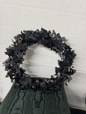 Black Plastic Halloween Garland