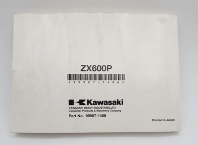 OEM Kawasaki Owner's Manual Ninja ZX-6R # 99987-1486 | eBay