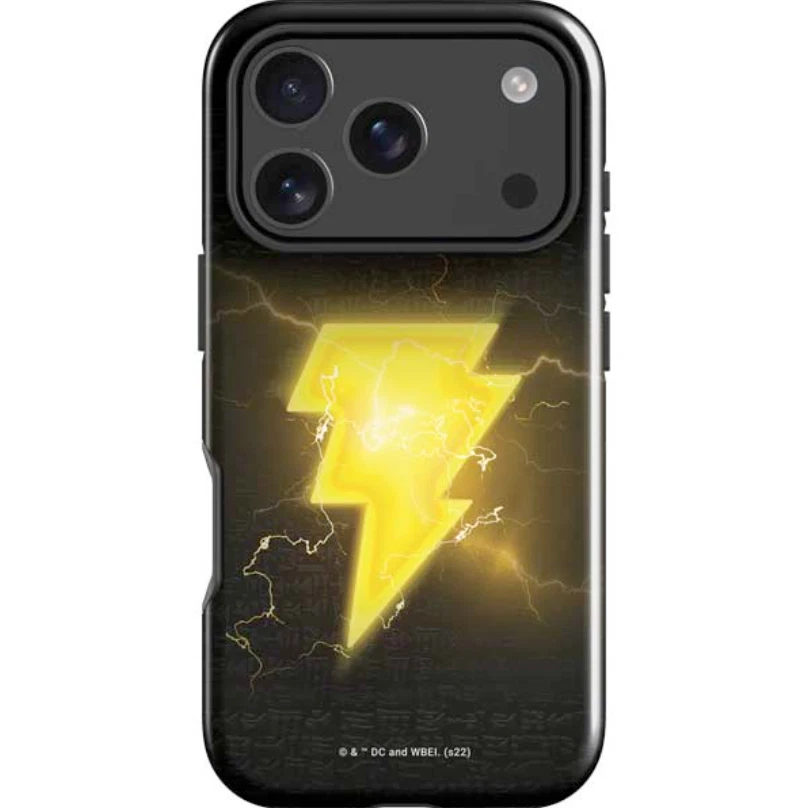 DC Comics Black Adam Lightning Bolt iPhone Case