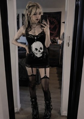 Minikleid Gothic