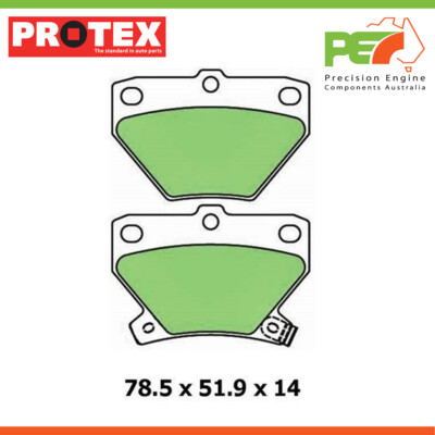 New PROTEX Ultra DISC BRAKE PAD SET For TOYOTA COROLLA 1.8 VVTi [ZZE122] 1.8L