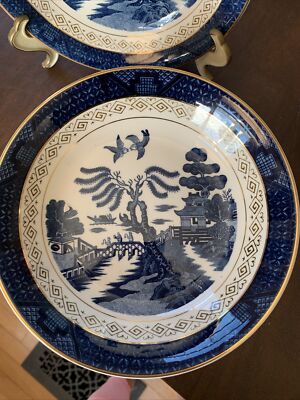 Nikko NKT Japan Double Phoenix ironstone Blue and white Soup Nikko NKT Japan Double Phoenix ironstone Blue and white Soup