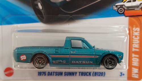 1975 Datsun Sunny Truck B120 93/250 Hot Wheels 2025 HYX36 HW Hot Trucks 6/10 - Picture 2 of 20
