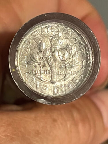 1964 Roosevelt Dime BU Rolle SILBER (50 Münzen) - Bild 3 von 3