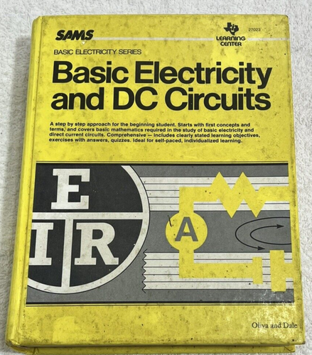 1976 Basic Electricity and DC Circuits Texas Instruments Learning Hard ...