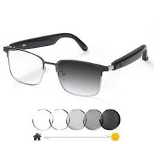 Giinova Smart Bluetooth Glasses for Women Men with Speaker Physical Color-Change