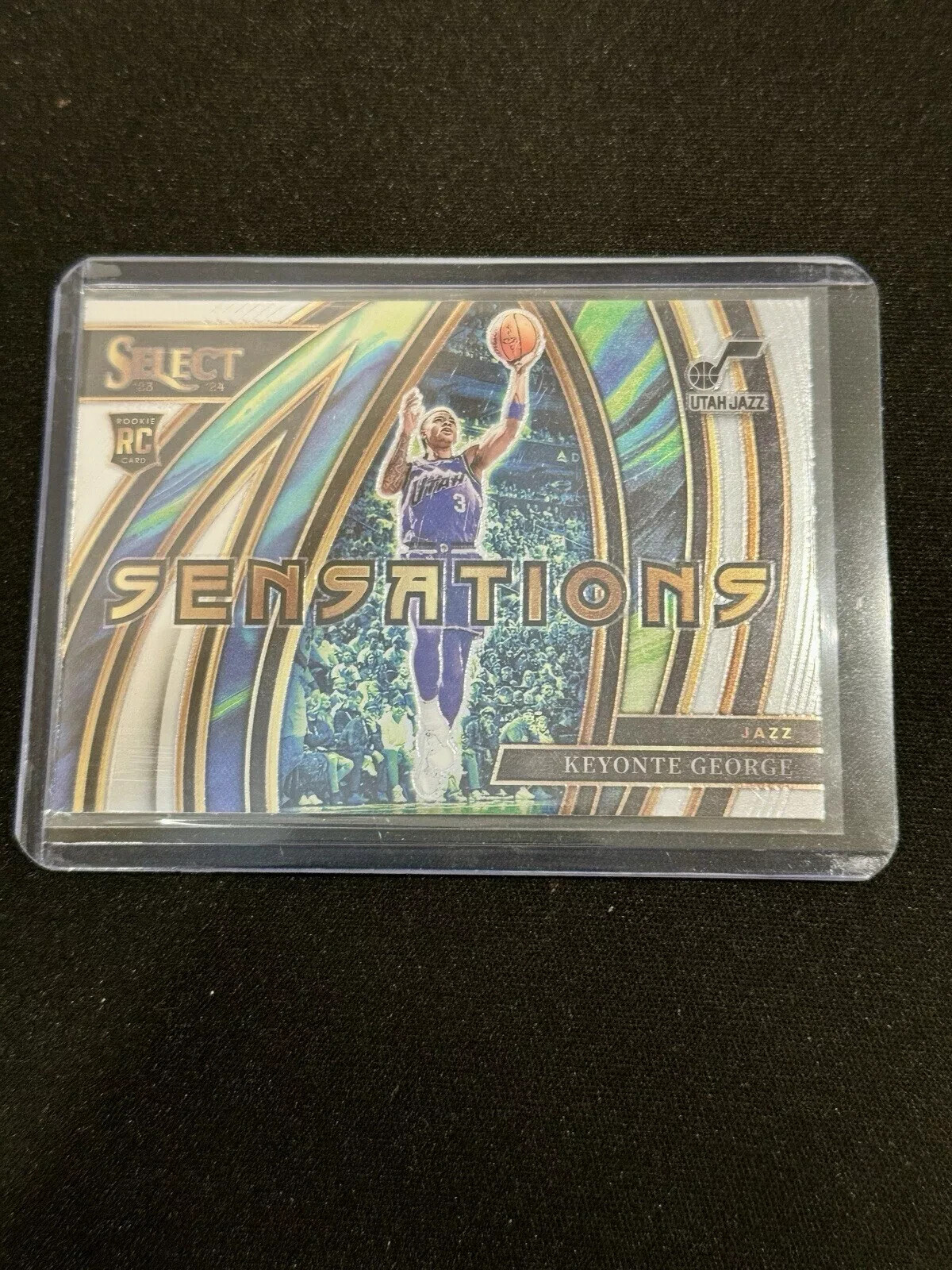 2023-24 Panini Select Keyonte George Sensations Rookie RC #19 Utah Jazz
