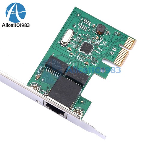 PCI-E Express 10/100/1000M Gigabit Ethernet LAN Network Controller Card - Picture 1 of 11