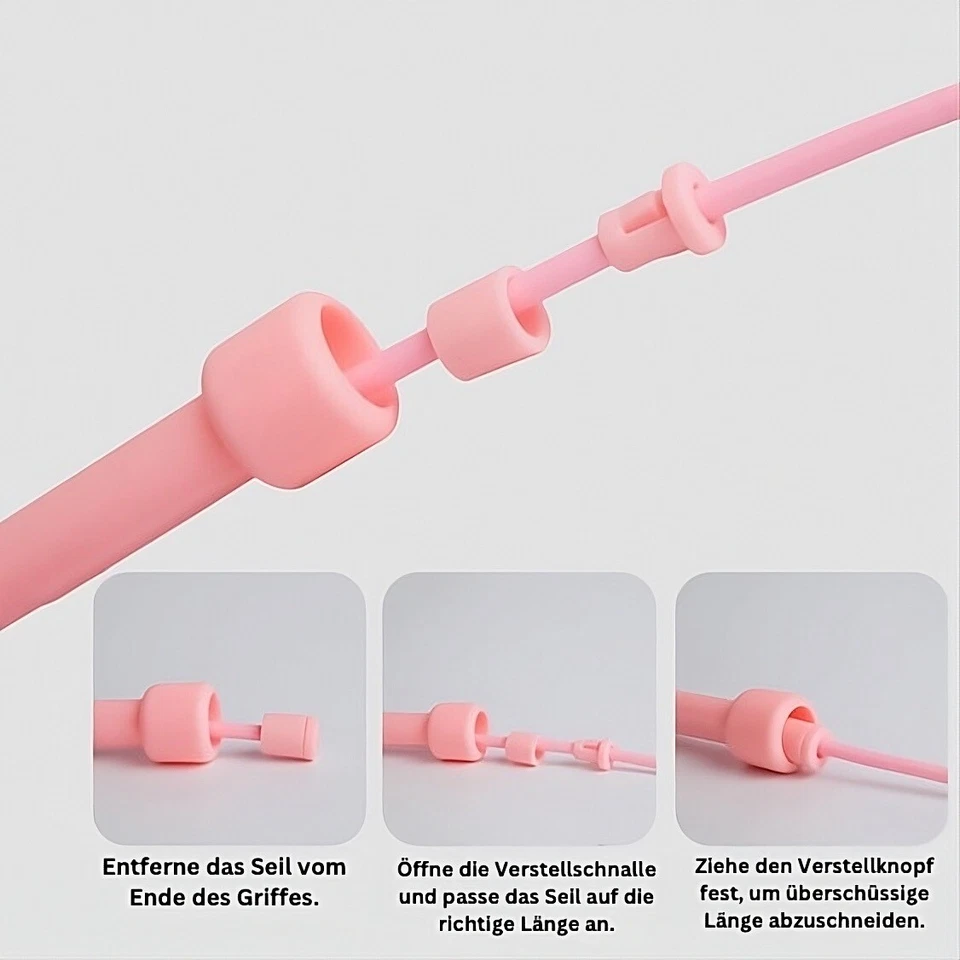 Profi Springseil | 3M Skipping Rope Sports Fitness Boxen Hüpfseil - Bild 4 von 4