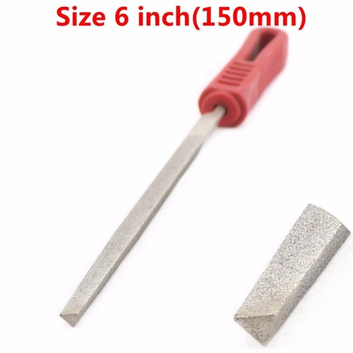 6"-12"inch Three Square Diamond Coated Triangle Files 150-300 mm Length Grit 120 - Picture 2 of 10