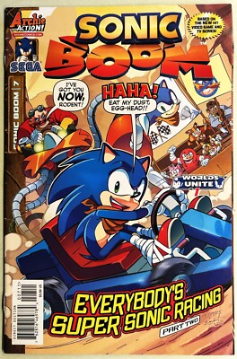 SONIC BOOM COMIC BOOK #7 Boomtastic June 2015 Bagged & Boarded FN+