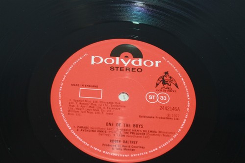 Roger Daltrey One Of The Boys LP Vinyl Record VG+ Polydor 1977 2442146 Inner Who - Picture 8 of 8