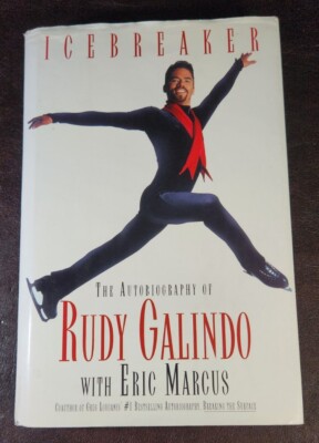 *SIGNED/INSCRIBED/1st Edit* Icebreaker, Rudy Galindo & Eric Marcus, HC/DJ/G