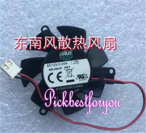 45mm MSI R6450 R6570 R6670 V5 Fan 39mm 2Pin FY04510H12SAA 12V 0.20A M3338 QL - Picture 2 of 2