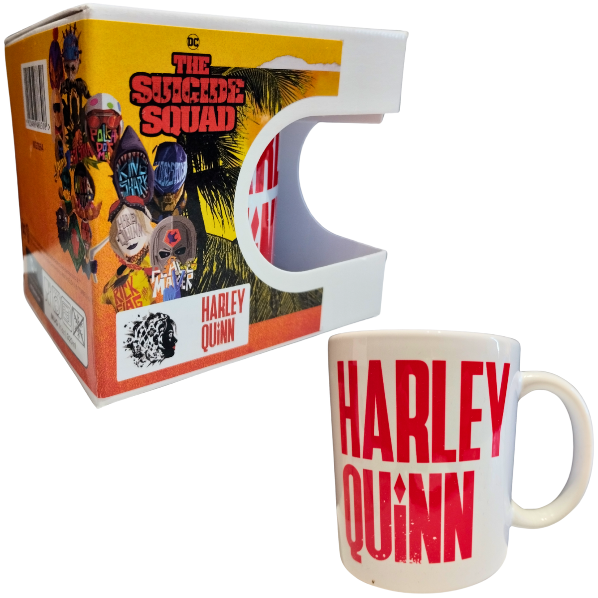 Mug Harley Quinn The Suicide Squad DC Comics - Céramique 325 Ml, Neuf Avec Licence Officielle