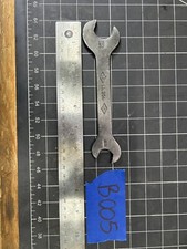 Vintage 6.75" Double Open End Wrench #254 Hand Forged 5/8 x 25/32 MM Made In USA
