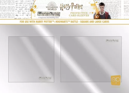 Harry Potter Hogwarts Battle Square and Large Card Sleeves | 80mm x 80mm and ...