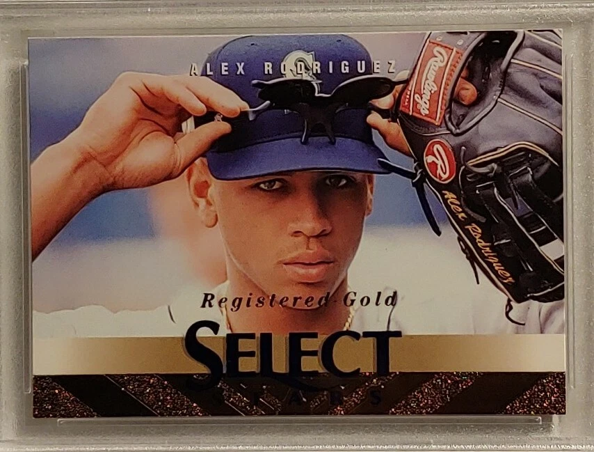 1997 Pinnacle Select Stars Registered Gold Alex Rodriguez PSA 8.5 NM-MT+ - Image 3 of 4