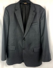 Brooks Brothers Regent Men Blazer 46L /41W Wool Sport Coat Jacket Gray Italy