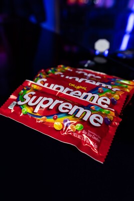 Supreme Skittles Original Brand New In Hand Limited Edition One Pack