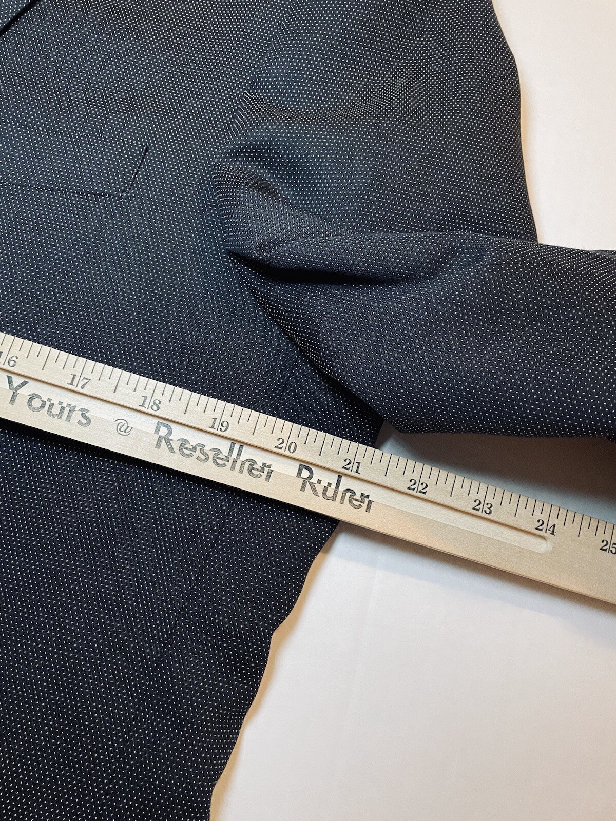 Marc Anthony Birdseye Blazer Sport Coat 2 Button Jacket Wool Silk Sz 40R