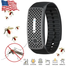 Ultrasonic Anti Mosquito Repeller outdoor Pest Insect Bug Repellent Watch Wrist