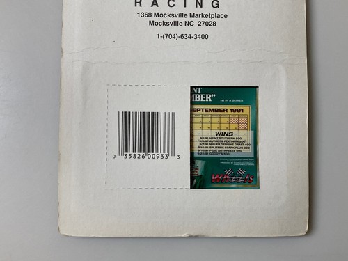 Harry Gant Platinum Series 1992 Wheels Racing Hologram Card Authenticket Sealed - Picture 13 of 19