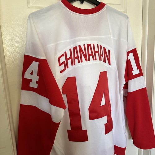 Mitchel & Ness Men's Large Brendan Shanahan White Detroit Red Wings 01/02 Jersey - Picture 12 of 16
