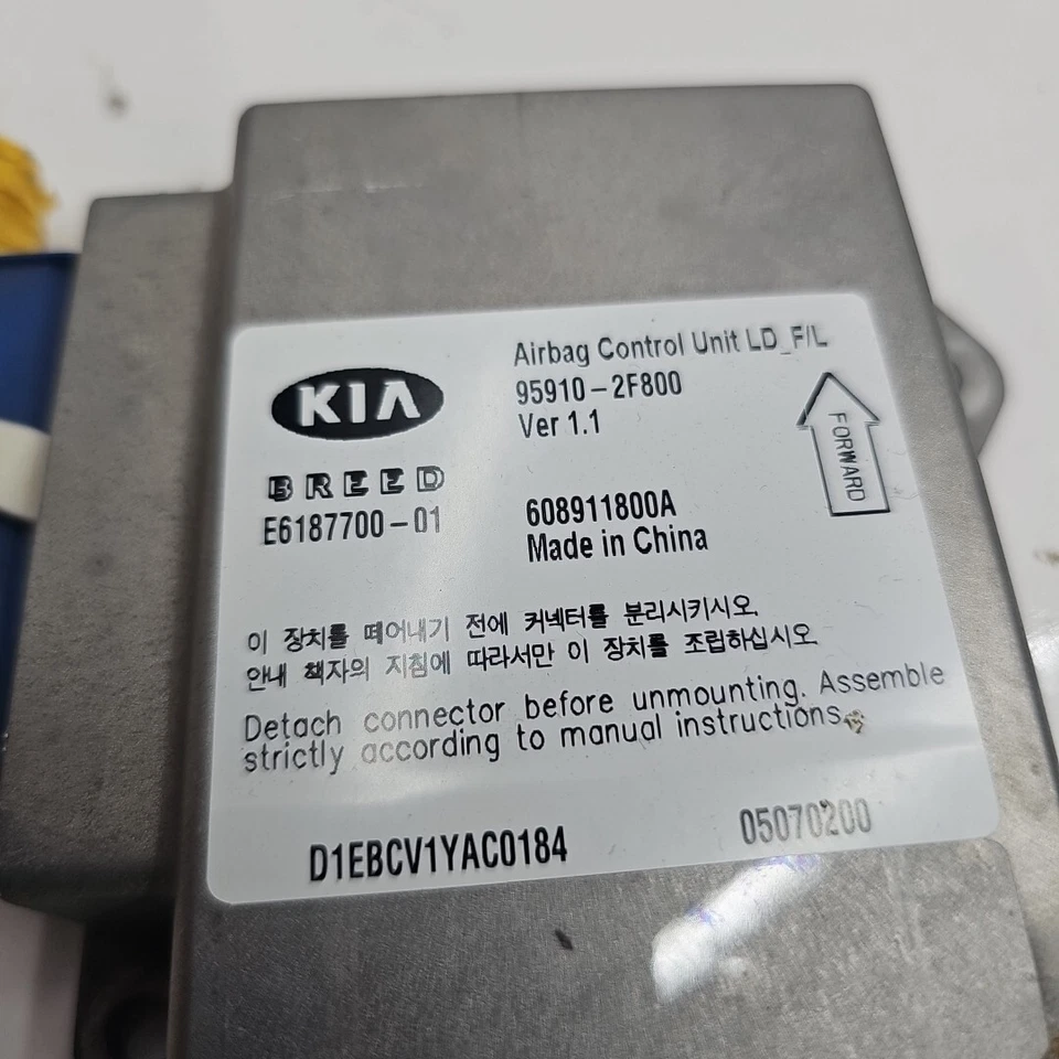 2007 2008 2009 KIA SPECTRA Safety CONTROL MODULE OEM, 95910-2F800 - Image 2 of 4