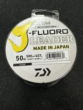 Daiwa J-Fluoro Leader - 500 yd. - 50 lb. Test - 0.68 mm Diameter **NEW**