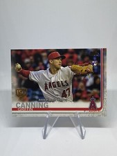 Griffin Canning RC 2019 Topps Update Rookie Debut Card US34 150 Years SP Angels. rookie card picture