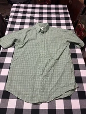 Mens Wrangler Riata Short Sleeve Button Shirt Size M Nice Colors Nice Shirt