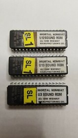 MORTAL KOMBAT 1 PCB JAMMA ARCADE ORIGINAL SOUND BOARD ROM SET!!!!! MIDWAY