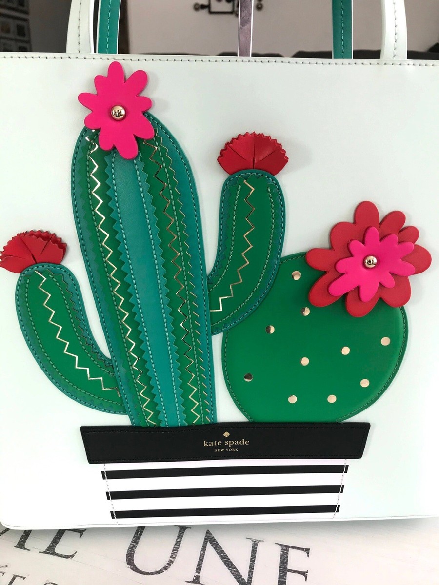 Kate Spade New Horizons Cactus Little Len Blue Green Leather Kate Spade New Horizons Cactus Little Len Blue Green Leather