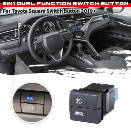 Port Socket/Single/Dual Function Dashboard Switch Button w Harness For Toyota - Picture 88 of 103