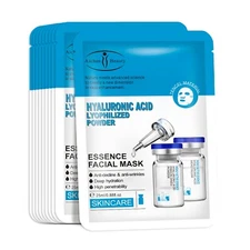 Aichun Beauty Essence Facial Mask Tencel Material Face Moisturizing Effect 10pcs