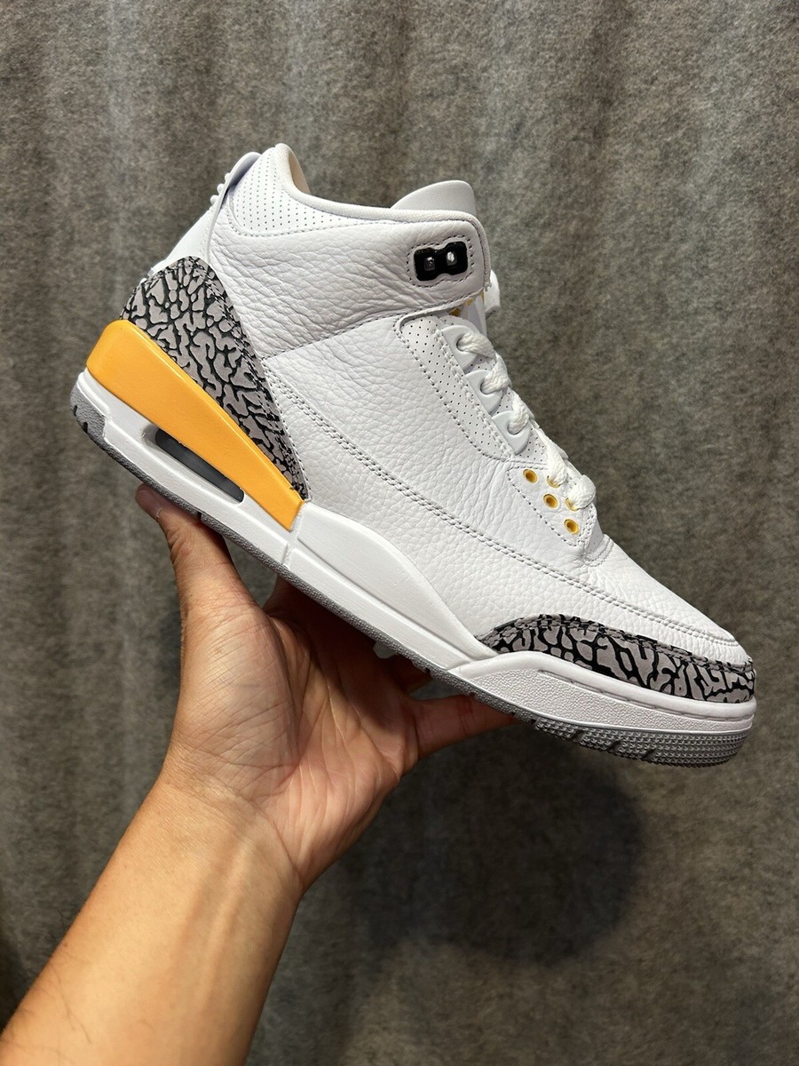 Air Jordan 3 グレー/オレンジ AIR JORDAN 3 RETRO - スニーカーショップSKIT