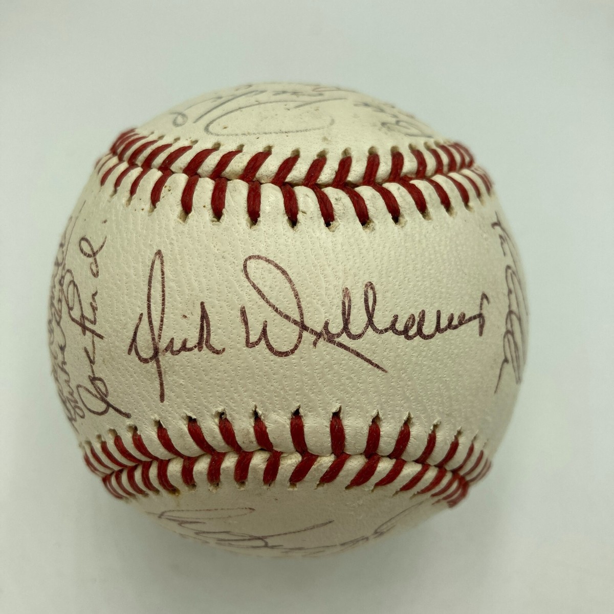 2003年 Oakland Athletics チーム直筆サインボール 1972 Oakland A's Athletics World Series Champs Team Signed