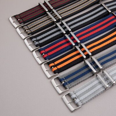 Fit for X Blancpain Scuba Fifty Fathoms Models 22 mm Nylon Watch Strap
