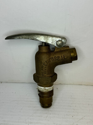Protectoseal Brass Drum Faucet w flame arrester chemical barrel spout -DH20