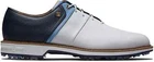 FootJoy Dryjoys Premiere Series Packard Golf Shoes - White/Blue 54398-BLEMS