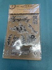 Ms. Sparkle Acrylic Script Acrylic Stamps. NEW