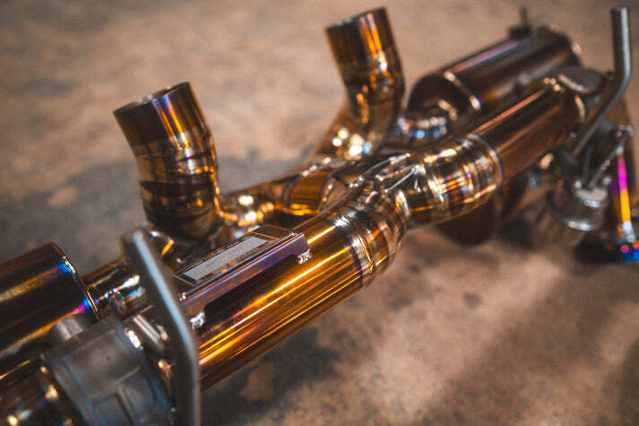 Valvetronic Designs TiTANIUM Catback Valved Sport Exhaust for Ferrari 458 Italia