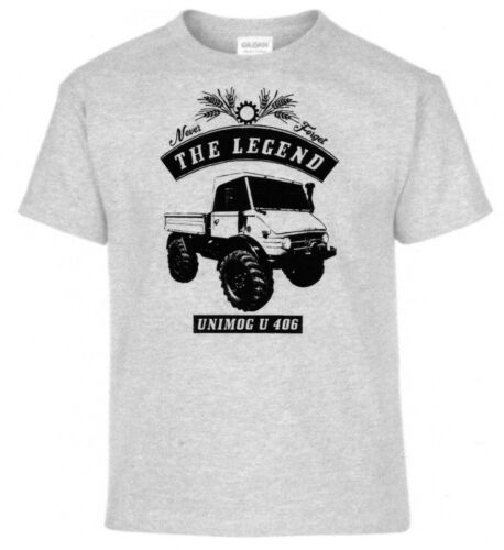 T-Shirt, Unimog U 406, Traktor, Schlepper, Bulldog, Oldtimer - Bild 1 von 1