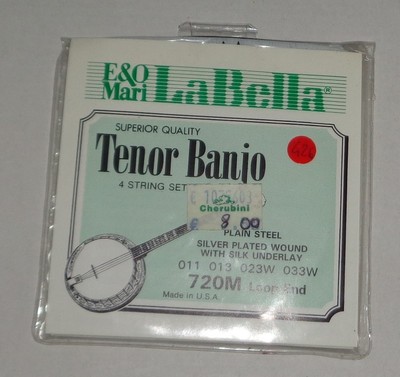 LA BELLA 720M TENOR BANJO 4 STRING SET MUTA